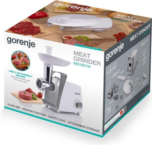 М`ясорубка Gorenje MG1601W MG1601W фото