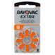 Батарейка Rayovac Extra 13 (13AUX-8XEMF) BL 8 шт (для слухових апаратів) 4589 фото 1