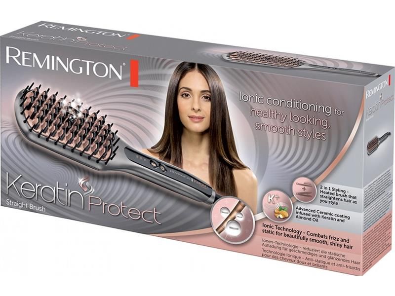 Щітка-випрямляч для волосся Remington CB7480 Keratin Protect CB7480 фото