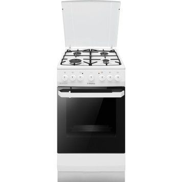 Плита комбінована Hansa, 50х60см, 62л, емаль, газ контр., білий FCMW581009 фото