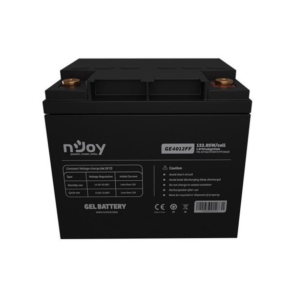 Акумуляторна батарея Njoy GE4012FF 12V 40AH (BTVGCDTOMTCFFCN01B) GEL GE4012FF фото