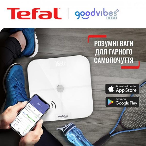 Ваги напольнi Tefal GoodVibes Sport BM9640S1 BM9640S1 фото