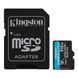 Карта пам`яті MicroSDXC 512GB UHS-I/U3 Class 10 Kingston Canvas Go! Plus R200/W160MB/s + SD-адаптер (SDCG4/512GB) SDCG4/512GB фото 1