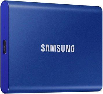 Накопичувач зовнішній SSD 2.5" USB 1.0TB Samsung T7 Indigo Blue (MU-PC1T0H/WW) MU-PC1T0H/WW фото