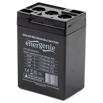 Акумуляторна батарея EnerGenie 6V 4.5 AH (BAT-6V4.5AH) AGM BAT-6V4.5AH фото