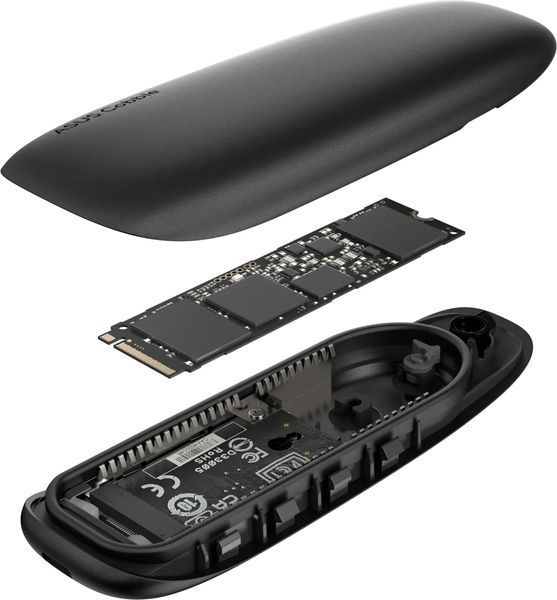 Зовнішня кишеня Asus Cobble ESD-A1A PCIe NVMe M.2 2230/2242/2260/2280 USB Type-C 3.2 Black (90DD02R0-M09000) 90DD02R0-M09000 фото