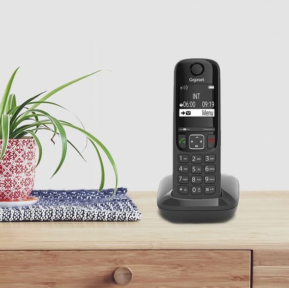 Радiотелефон DECT Gigaset AS690 Black (S30852-H2816-S301) S30852-H2816-S301 фото