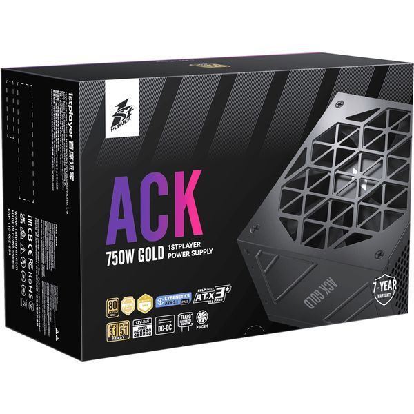 Блок живлення 1stPlayer HA-750BA2 750W (ACK-GLD-750-BK-EU) ACK-GLD-750-BK-EU фото