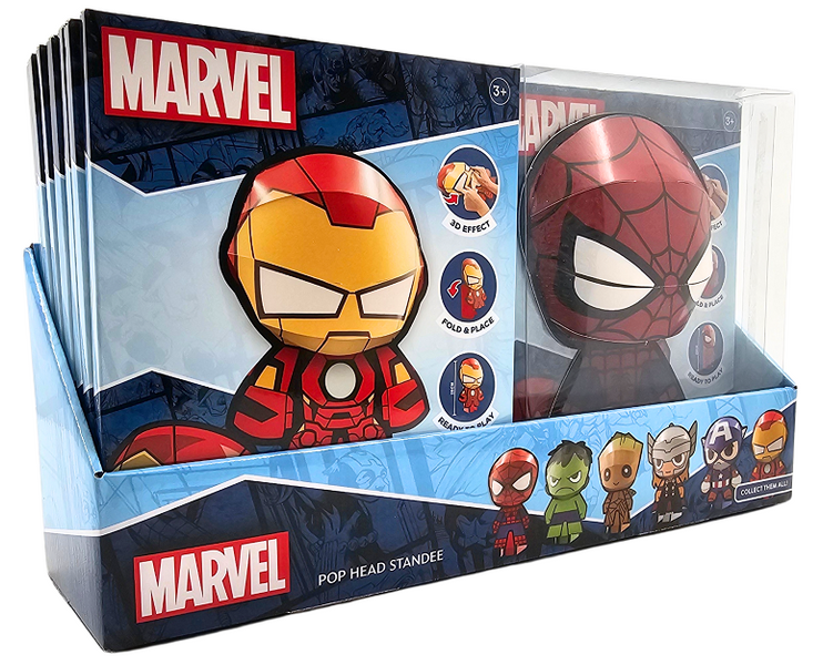 Набір для творчості Disney Marvel POP HEAD 20 см, в асортименті MV24335 MV24335 фото