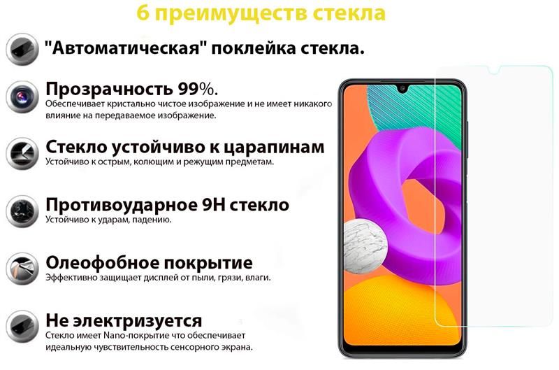 Захисне скло BeCover для Samsung Galaxy M22 SM-M225 (706908) 706908 фото