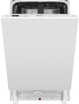 Посудомийна машина Hotpoint вбудована, 10компл., A++, 45см, дисплей, 3й кошик, білий HSIC3T127C фото
