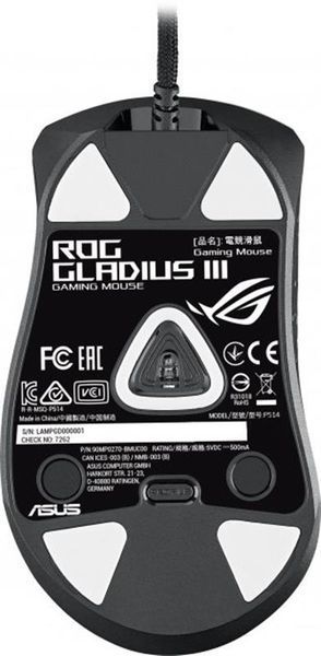 Миша Asus ROG Gladius III (90MP0270-BMUA00) 90MP0270-BMUA00 фото