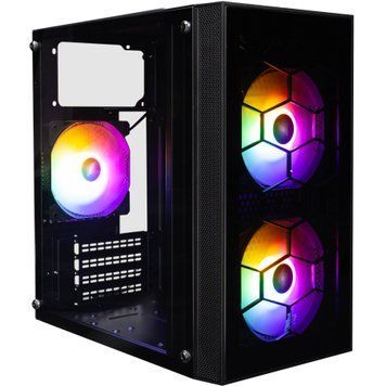 Корпус 1stPlayer X1-3F1 Black 600W X1-3F1-BK&PS-600FK фото