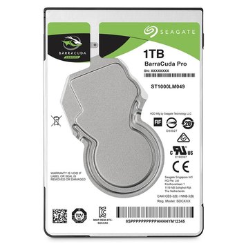 Накопичувач HDD 2.5" SATA 1.0TB Seagate BarraCuda Pro 7200rpm 128MB (ST1000LM049) ST1000LM049 фото