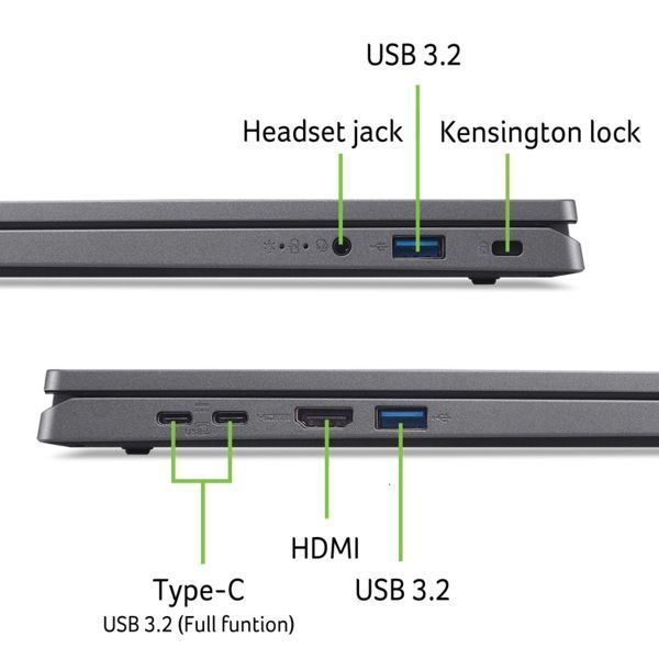 Ноутбук Acer Aspire Go 17 AG17-31P-3137 (NX.J8ZEU.00B) Steel Gray NX.J8ZEU.00B фото