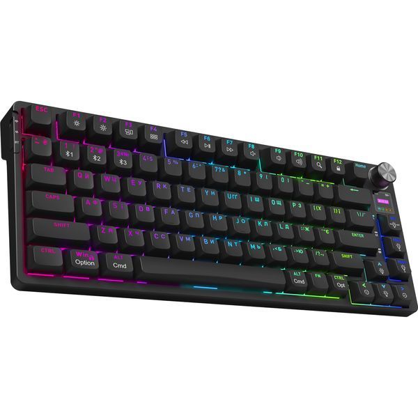Клавіатура Hator Icefall PRO Wireless, TFT display Black (HTK450UA) HTK450UA фото