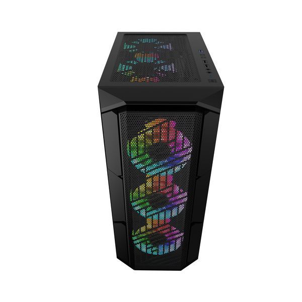 Корпус 1stPlayer XF-BK-4F7 Black без БЖ XF-BK-4F7 фото
