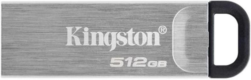Флеш-накопичувач USB3.2 512GB Kingston DataTraveler Kyson Silver/Black (DTKN/512GB) DTKN/512GB фото