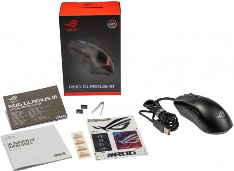 Миша Asus ROG Gladius III (90MP0270-BMUA00) 90MP0270-BMUA00 фото