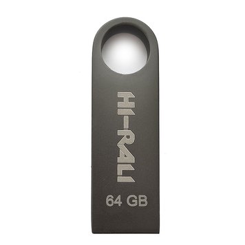 Флеш-накопичувач USB 64GB Hi-Rali Shuttle Series Black (HI-64GBSHBK) HI-64GBSHBK фото