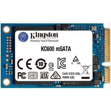 Накопичувач SSD 512GB Kingston KC600 mSATA SATAIII 3D TLC (SKC600MS/512G) SKC600MS/512G фото