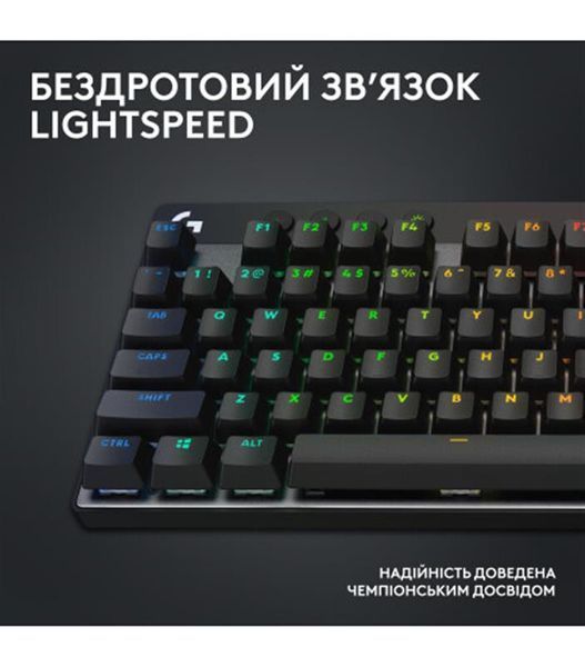 Клавiатура Logitech G PRO X TKL Lightspeed Black Tactile (920-012136) 920-012136 фото