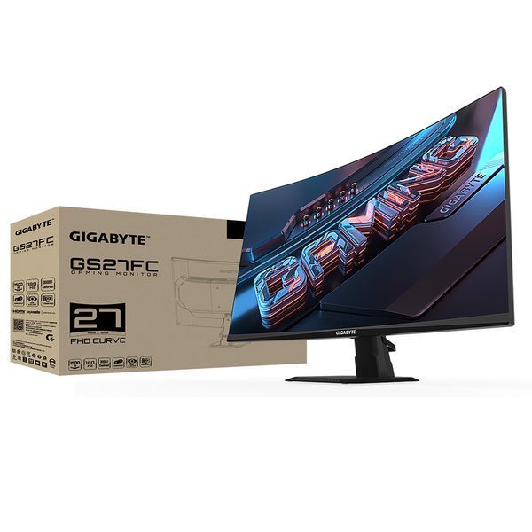 Монiтор Gigabyte 27" GS27FC VA Black Curved GS27FC фото