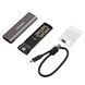 Зовнішня кишеня Maxxter M.2 NVMe PCIe, USB 3.1 Type-C Gen2, Metal, Black (EHDE-2280S-02) EHDE-2280S-02 фото 3
