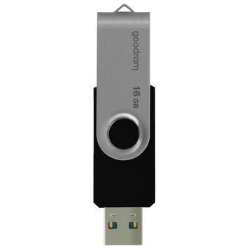 Флеш-накопичувач USB3.2 16GB Goodram UTS3 (Twister) Black (UTS3-0160K0R11) UTS3-0160K0R11 фото