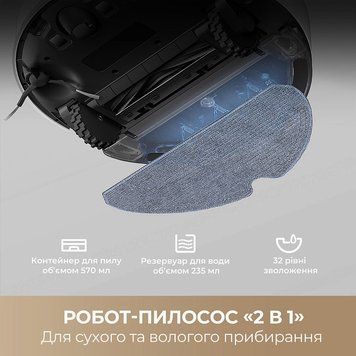 Робот-пилосос Dreame F10 White (RLF11SA) RLF11SA фото