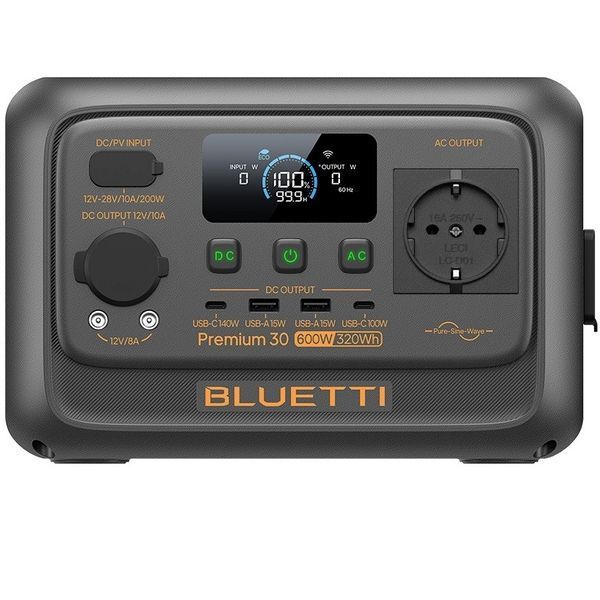 Зарядна станція Bluetti Premium 30 V2, 600W, 320Wh_OEM Premium 30 V2_OEM фото