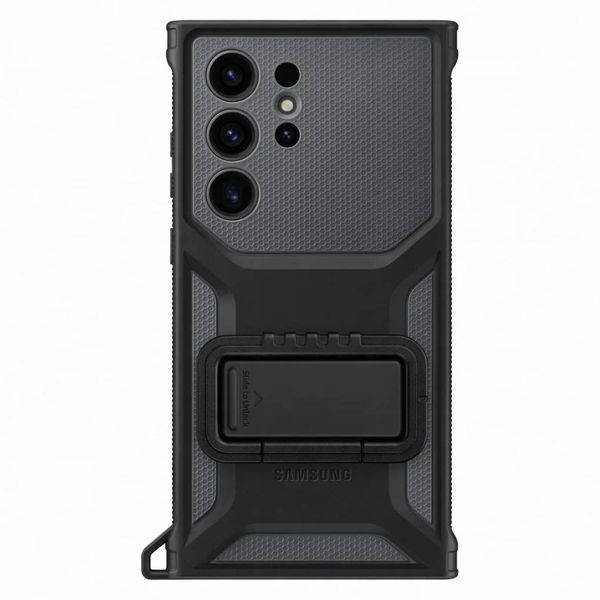 Чохол-накладка Samsung Rugged Gadget Cover для Samsung Galaxy S23 Ultra Titan (EF-RS918CBEGRU) EF-RS918CBEGRU фото
