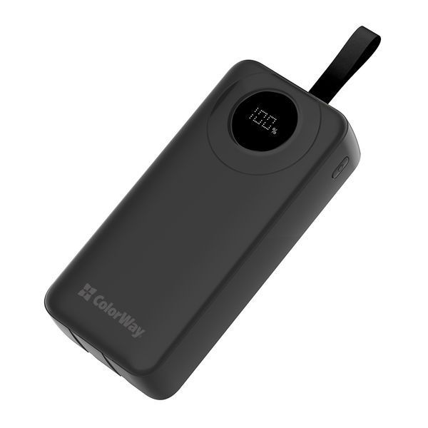 Універсальна мобільна батарея ColorWay EnergyPlus 30000mAh Black (CW-PB300LPB4BK-PDD) CW-PB300LPB4BK-PDD фото