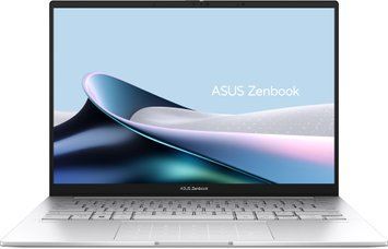 Ноутбук ASUS Zenbook 14 UX3405CA-ST1262 14" 3K OLED, Intel Ultra 5 225H, 16GB, F1TB, UMA, NoOS, Сріблястий 90NB14W2-M01V90 фото