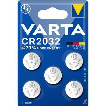 Батарейка Varta CR2032 BL 5 шт 6032101415 фото