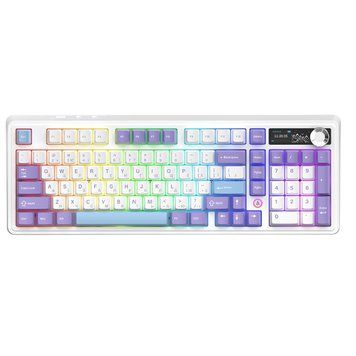 Клавіатура бездротова Ajazz AK980 V2 Gift Switch V2 White (AK980-V2-G-PWB) AK980-V2-G-PWB фото