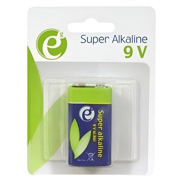 Батарейка EnerGenie Super Alkaline 6LR61 BL 1 шт EG-BA-6LR61-01 фото