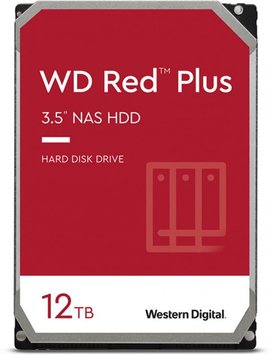 Накопичувач HDD SATA 12.0TB WD Red Plus 7200rpm 256MB (WD120EFBX) WD120EFBX фото