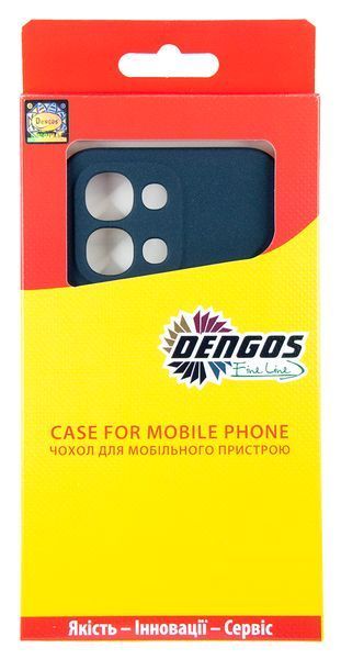 Чохол-накладка Dengos Carbon для Oppo A6 Pro Blue (DG-TPU-CRBN-254) DG-TPU-CRBN-254 фото