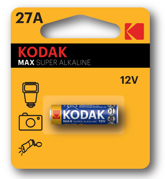 Батарейка Kodak MAX alk K 27 A (12V) 1 шт. 30414372 30414372 фото