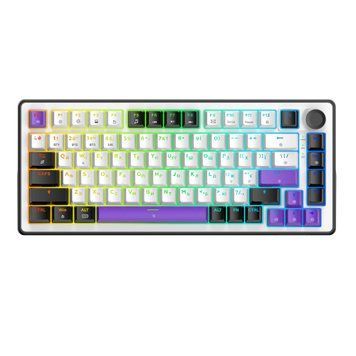 Клавіатура бездротова Hator Hellyberry HK75 Wireless White/Violet HK75_wireless фото
