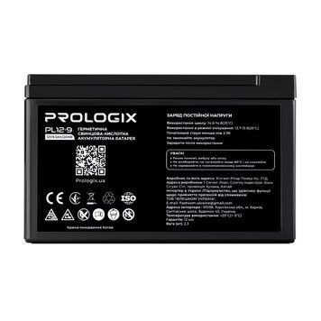 Акумуляторна батарея Prologix 12V 9AH (PL12-9) AGM PL12-9 фото