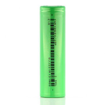 Акумулятор Eve INR18650/25P 2500 mAh 1шт 3890 фото