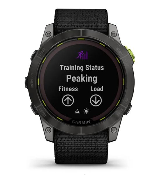 Смарт-годинник Garmin Enduro 2 Sapphire Carbon Gray DLC Titanium with Black UltraFit Nylon Strap (010-02754-13) 010-02754-13 фото