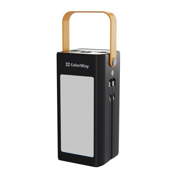 Універсальна мобільна батарея ColorWay LCD/Lamp 80000mAh Black (CW-PB800LPA8BK-PDD) CW-PB800LPA8BK-PDD фото