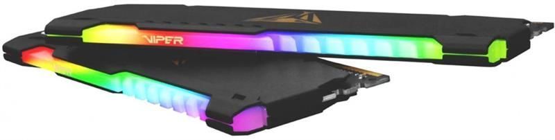 Модуль пам`яті DDR4 2x32GB/3600 Patriot Viper Steel RGB Black (PVSR464G360C0K) PVSR464G360C0K фото