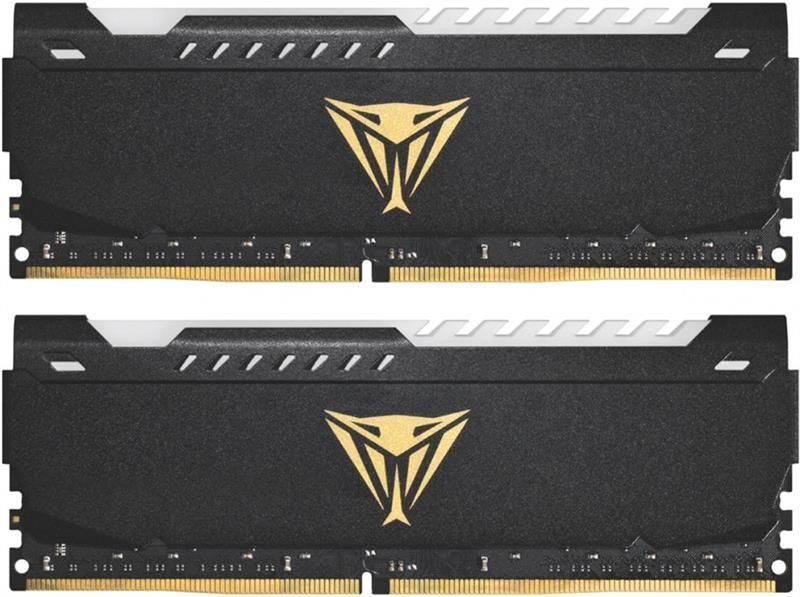 Модуль пам`яті DDR4 2x32GB/3600 Patriot Viper Steel RGB Black (PVSR464G360C0K) PVSR464G360C0K фото