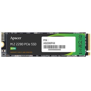 Накопичувач SSD 256GB Apacer AS2280P4X M.2 2280 PCIe 3.0 x4 3D TLC (AP256GAS2280P4X-1) AP256GAS2280P4X-1 фото
