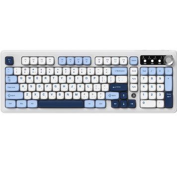 Клавіатура бездротова Ajazz AF98 Plus Glacier Blue (AF98-PLUS-GB) AF98-PLUS-GB фото