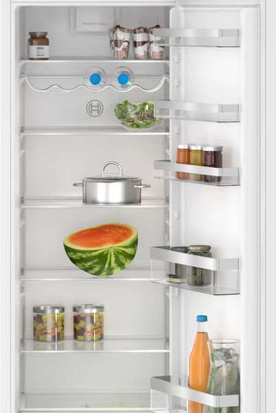 Холодильна камера Bosch вбудована, 177x55x55, 310л, 1дв., E, ST, білий KIR81VFE0 фото